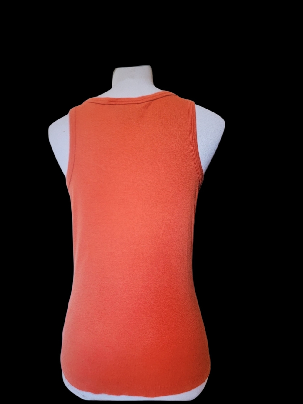 Harley-Davidson Women's size M Orange Tank with Purple Flame & Rose Graphic - Picture 3 of 6